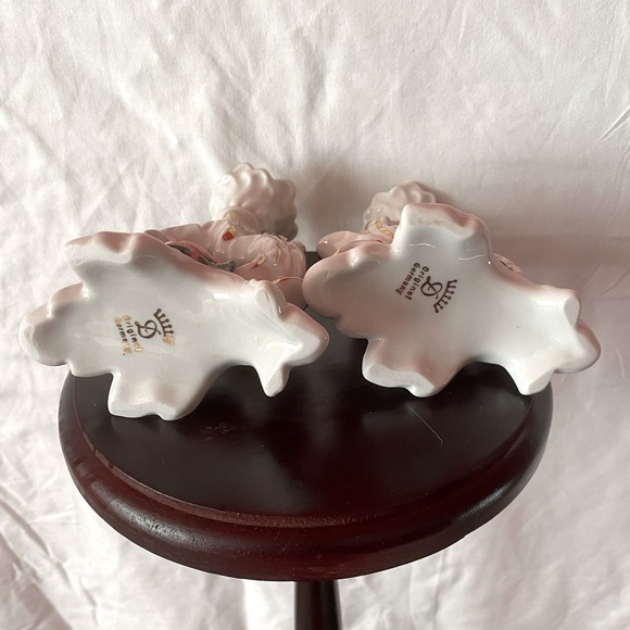 Dresden Germany Porcelain
Candlestick Holder Pink Roses
Vintage - Picture 7 of 7